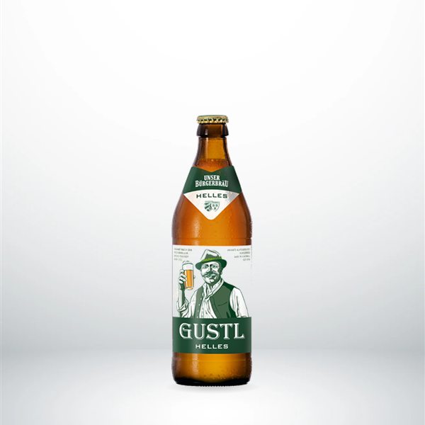 Bürgerbräu Gustl hell Kasten 20x0,5l