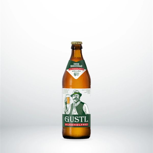 Bürgerbräu Hell alkoholfrei Kasten 20x0,5l