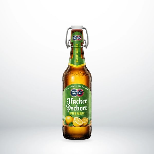 Hacker Pschorr Natur Radler Bügel Kasten 20x0,5l