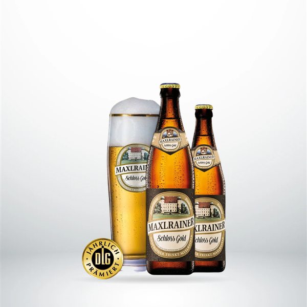 Maxlrainer Schloss Gold Kasten 20x0,5l