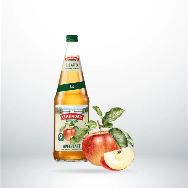 Lindauer Bio Apfel klar Kasten 6x1,00l