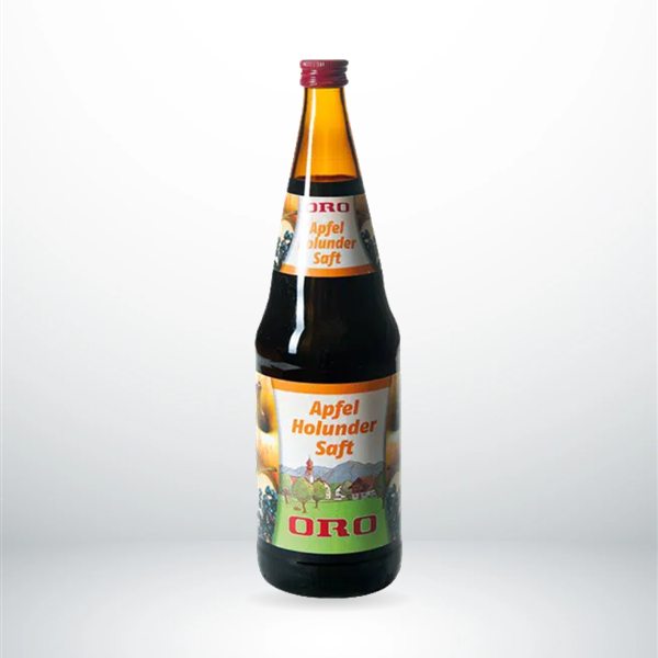 Oro Apfel-Holunder Saft Kasten 6x1l