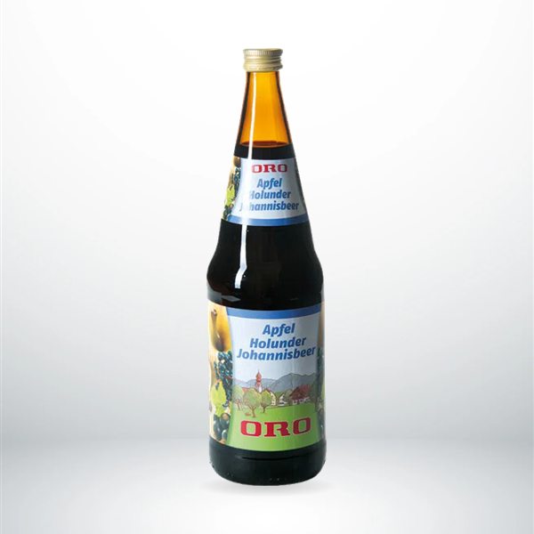 Oro Apfel-Holunder-Johannisbeere Kasten 6x1l