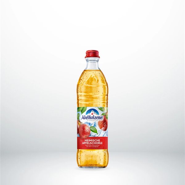 Adelholzener Heimische Apfelschorle Glas Kasten 12x0,5l