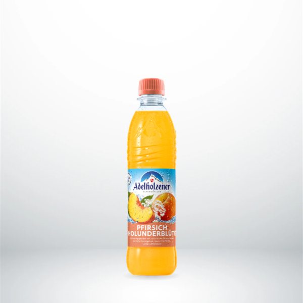 Adelholzener Pfirsich-Holunderblüte PET Kasten 12x0,5l