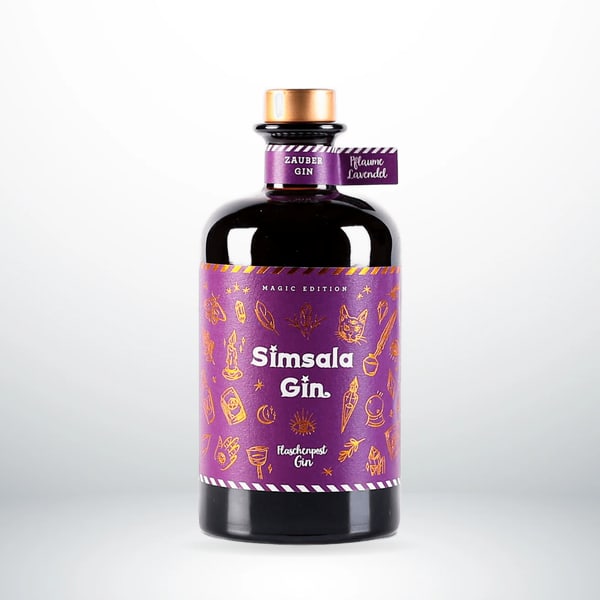 Flaschenpost Simsala Gin Flasche 0,7l